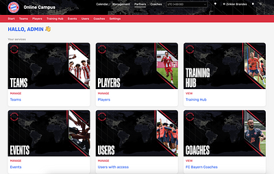 Titelbild FC Bayern Online Campus